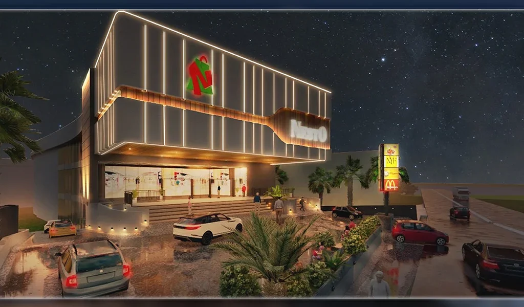 india exterior facade lighting