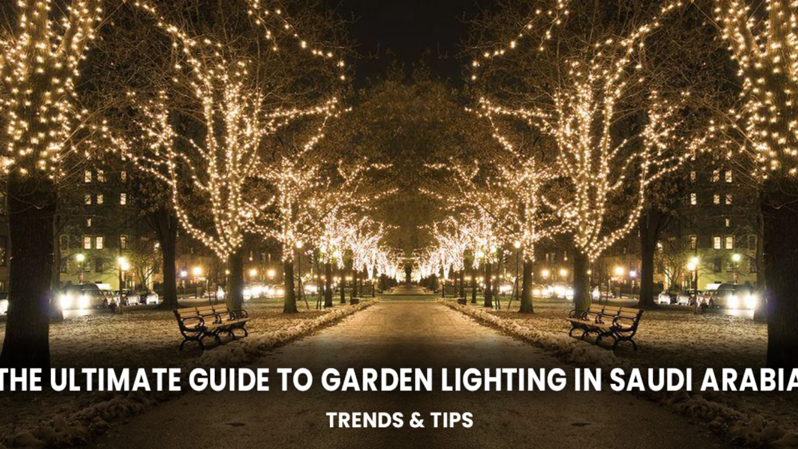 garden lighting saudi arabia